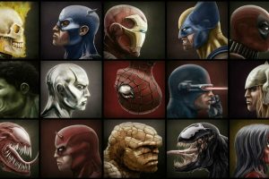 Wolverine, Marvel Comics, Superhero, Iron Man, Hulk, Captain America, Venom, Carnage, Spider Man, Thor, Deadpool, Ghost Rider, Silver Surfer, Fantastic Four, The Thing, Thing, Daredevil