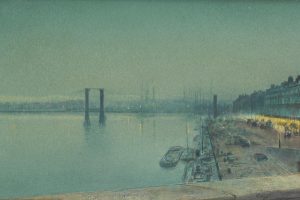 John Atkinson Grimshaw, Classic art, Classical art, Paris, Dock