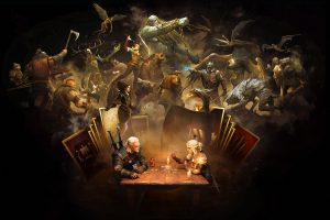 Geralt of Rivia, Eredin, Triss Merigold, Gwent, The Witcher 3: Wild Hunt, Cirilla, Yennefer of Vengerberg, Video games, The Witcher, The Wild Hunt, Griffins, Harpy, Cards