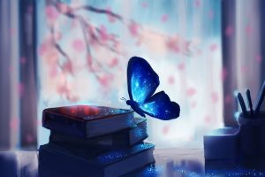 butterfly, Books, Table, Life Is Strange
