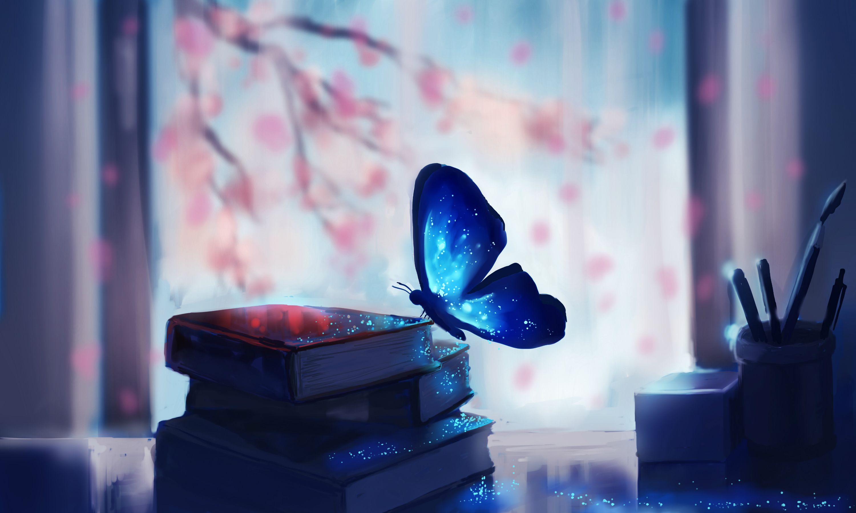 butterfly, Books, Table, Life Is Strange Wallpaper