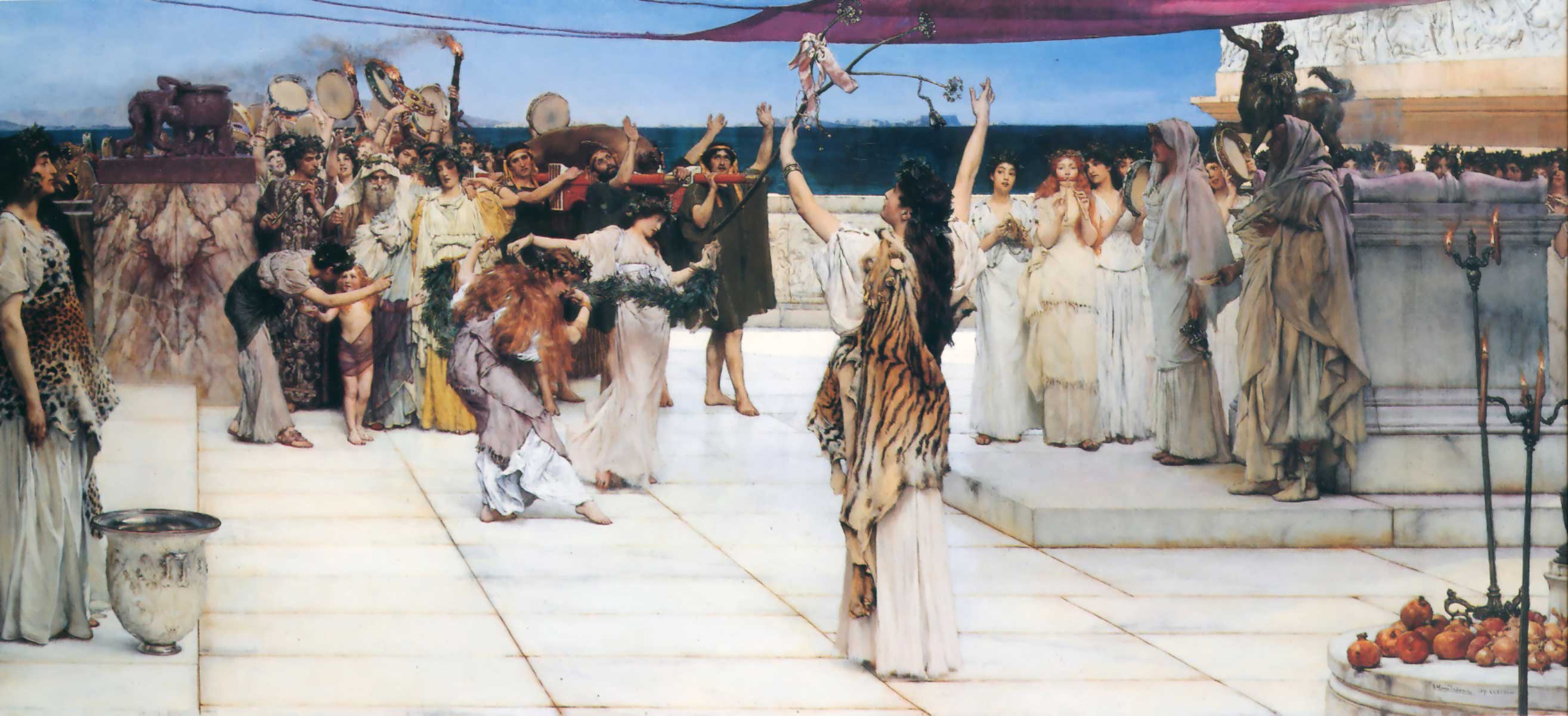 Lawrence Alma Tadema, Classic art, Ancient greece Wallpaper