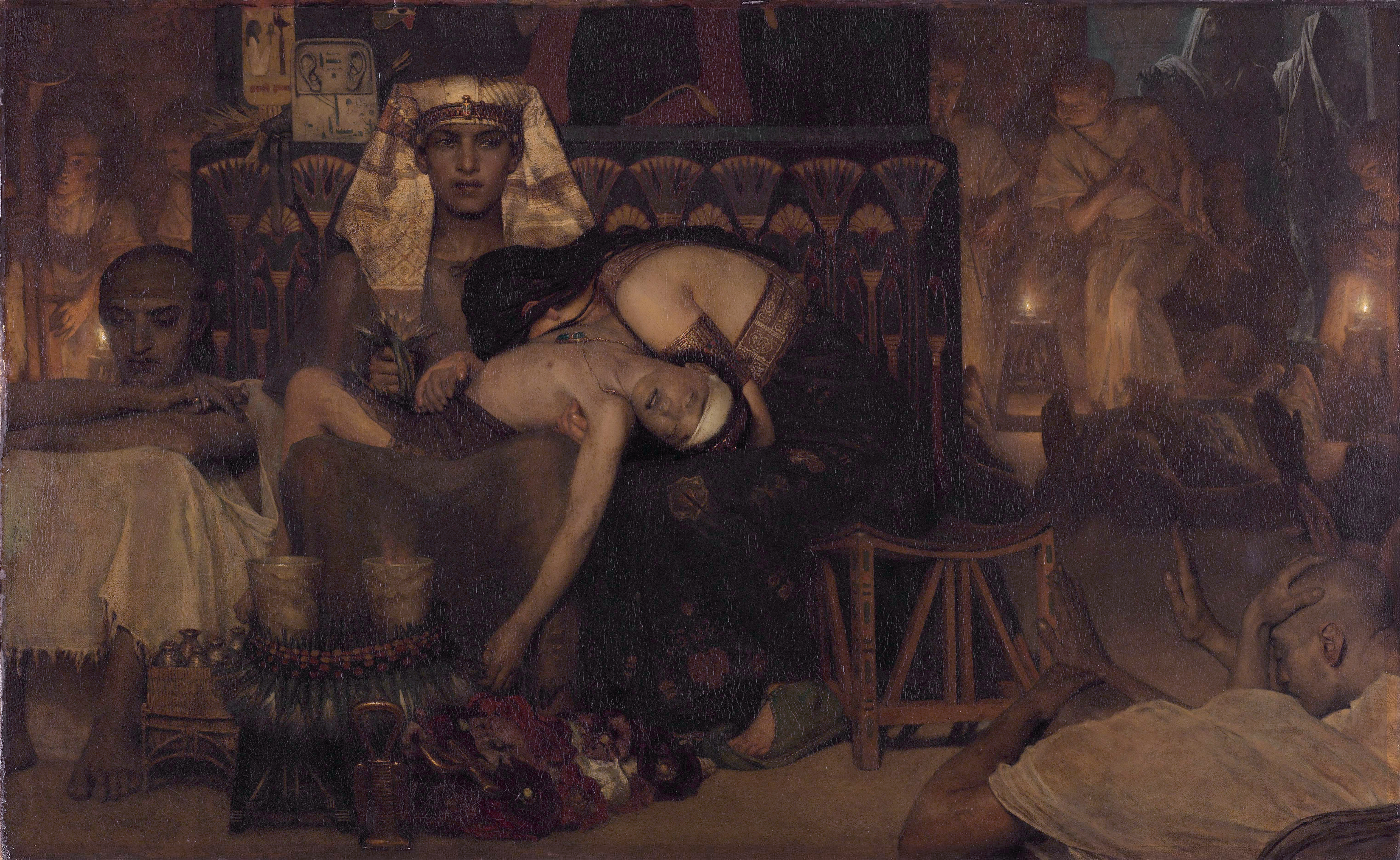 Lawrence Alma Tadema, Classic art, Egypt, Holy Bible Wallpaper