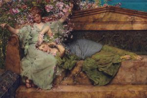 In A Rose Garden, By Lawrence Alma Tadema