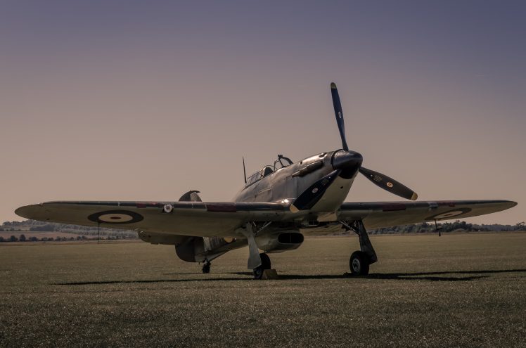 aircraft, World War II, Army, Hawker Hurricane HD Wallpaper Desktop Background