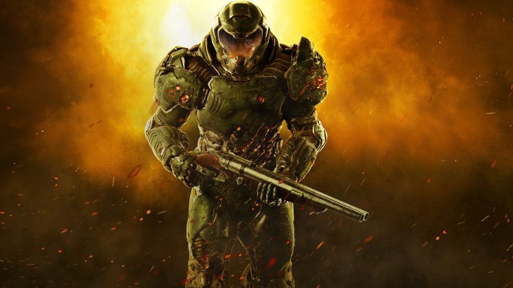 Doom (2016), Video games HD Wallpaper Desktop Background