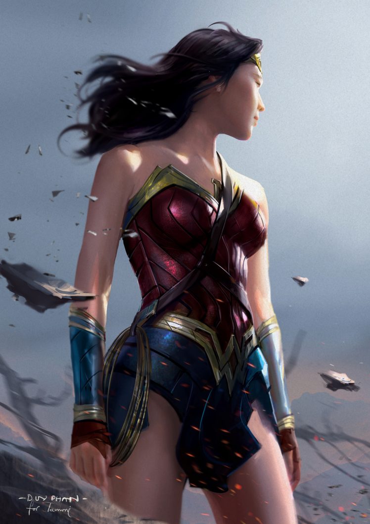 Wonder Woman, Magic, Fantasy art HD Wallpaper Desktop Background