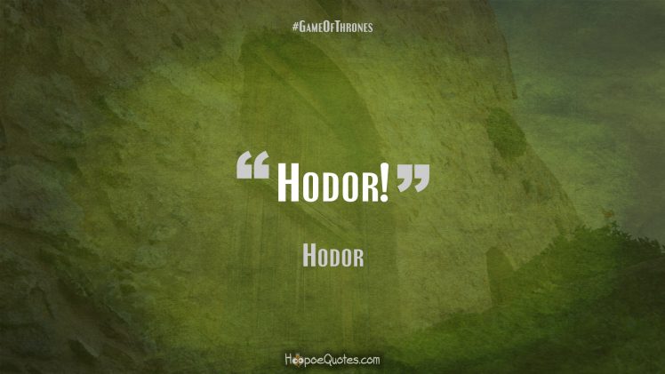 Hodor, Brandon Stark, A Song of Ice and Fire, Door, Winter Is Coming, Game of Thrones HD Wallpaper Desktop Background