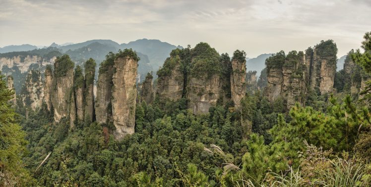 landscape, Rock formation, China HD Wallpaper Desktop Background