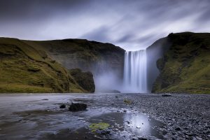 waterfall, Water, Iceland