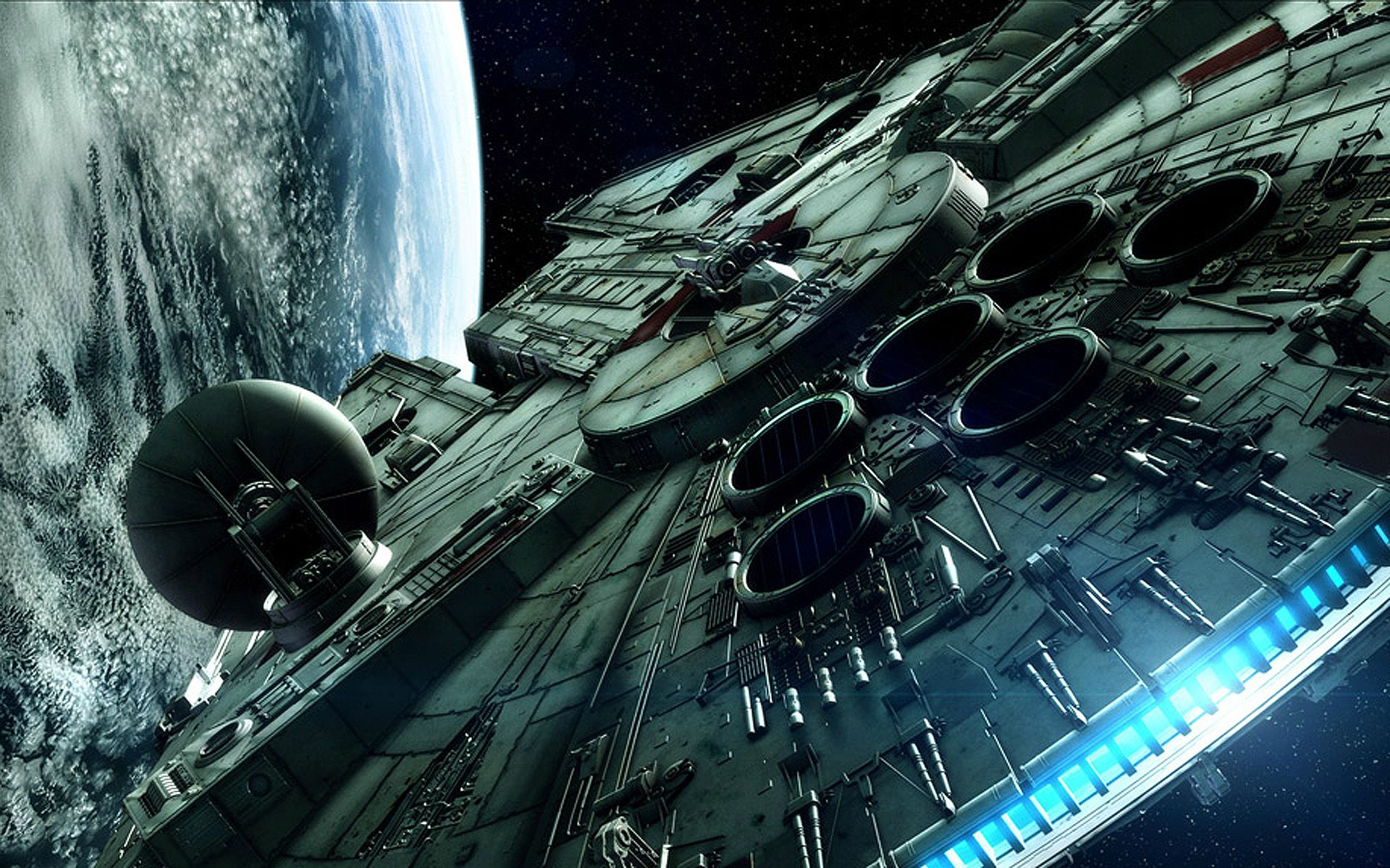 Star Wars, Millennium Falcon Wallpaper