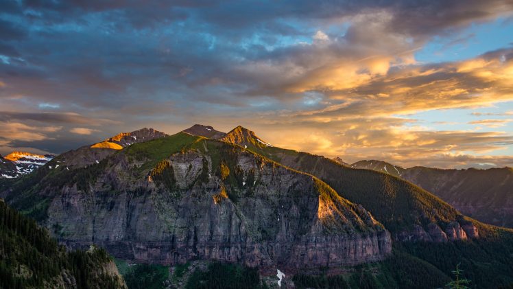 sunrise, Landscape, Mountains HD Wallpaper Desktop Background