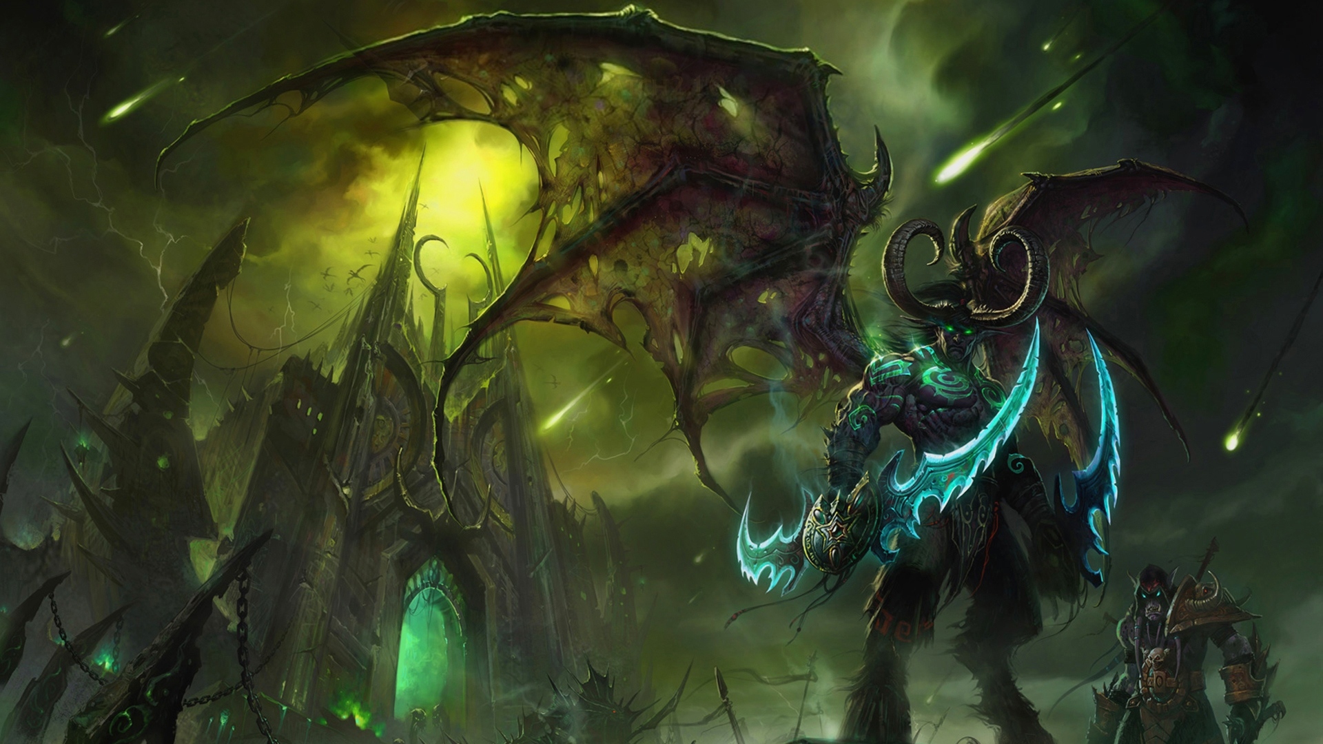 Illidan Stormrage, Burning Crusade, World of Warcraft, Video games, Black Temple Wallpaper