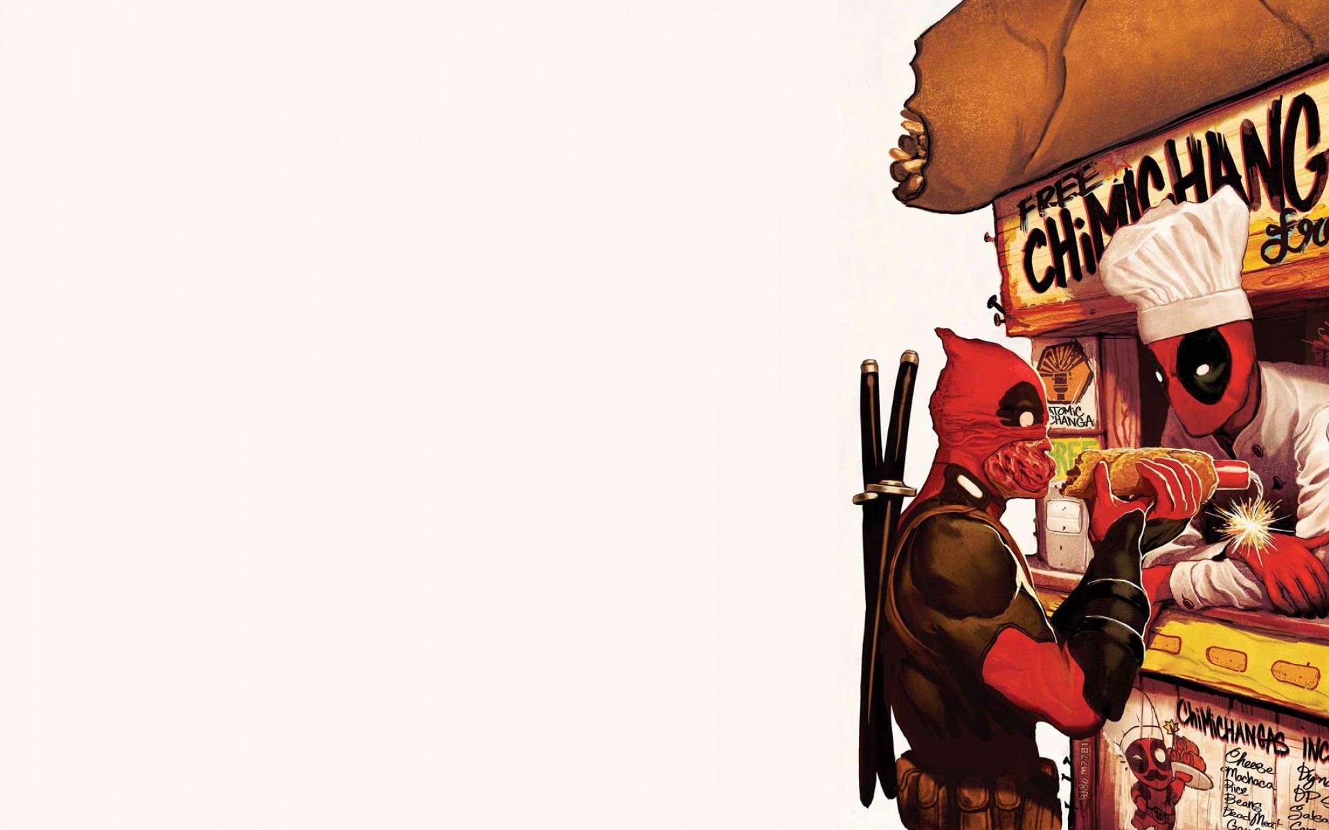 Deadpool, Chimichanga Wallpaper