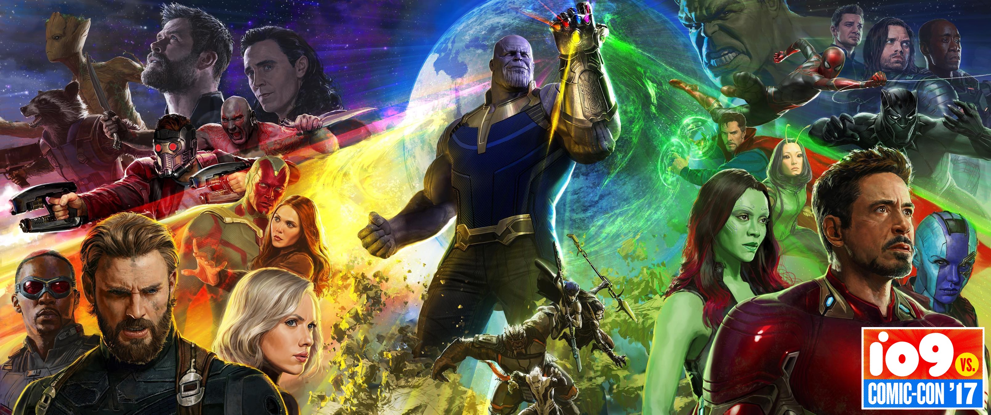 The Avengers, Avengers: Infinity war, Marvel Comics, Thanos Wallpaper