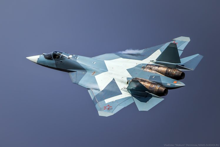 Sukhoi PAK FA, Russian Air Force HD Wallpaper Desktop Background