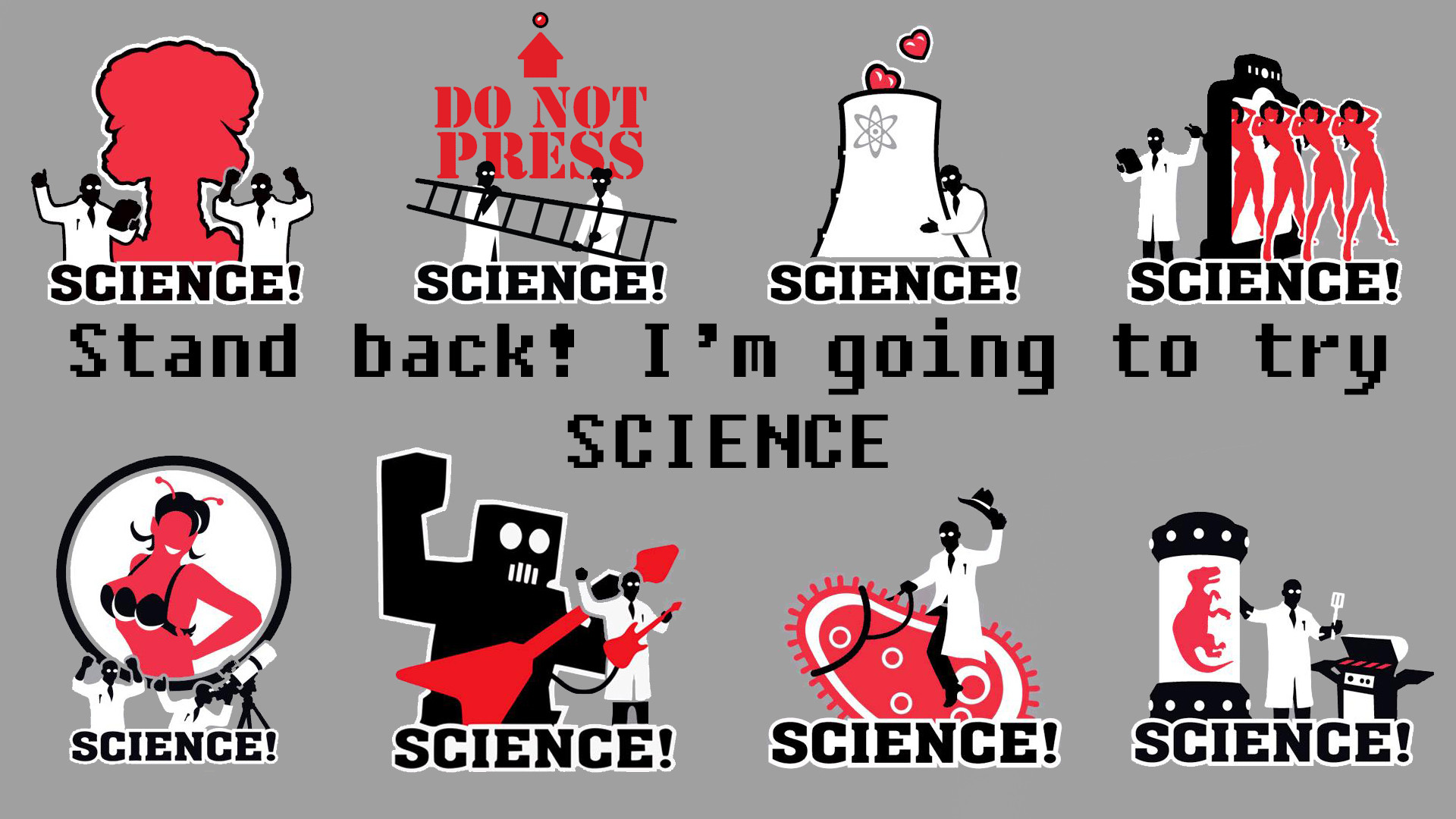 science, Humor, Cartoon Wallpaper