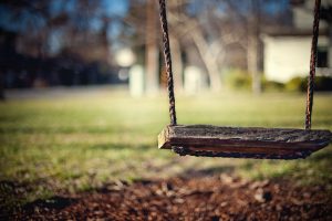 swing, Rope swing, Grass, Focus points