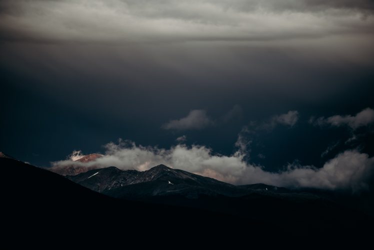 mountains, Clouds, Nature, Landscape HD Wallpaper Desktop Background