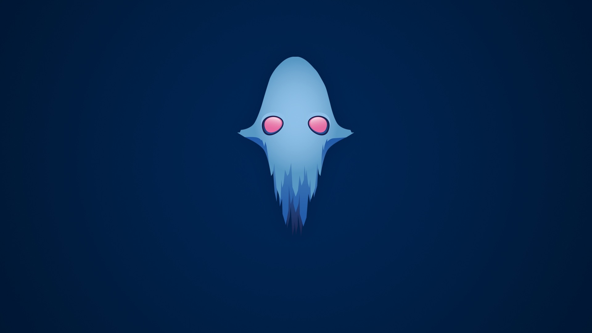 squids, Minimalism, Abstract, Cthulhu, Dota 2, Ancient Apparition Wallpaper