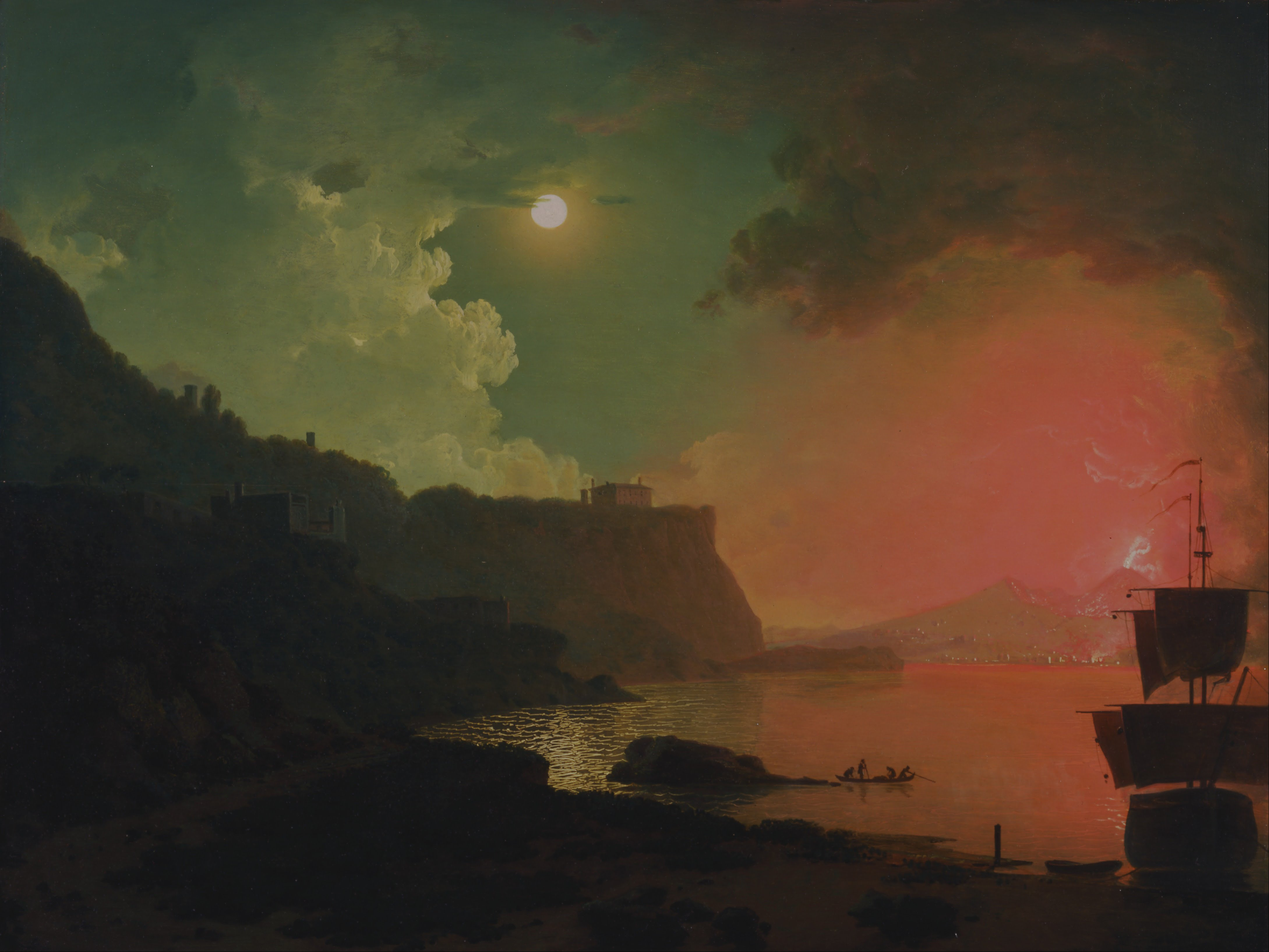 Joseph Wright, Classic art Wallpaper