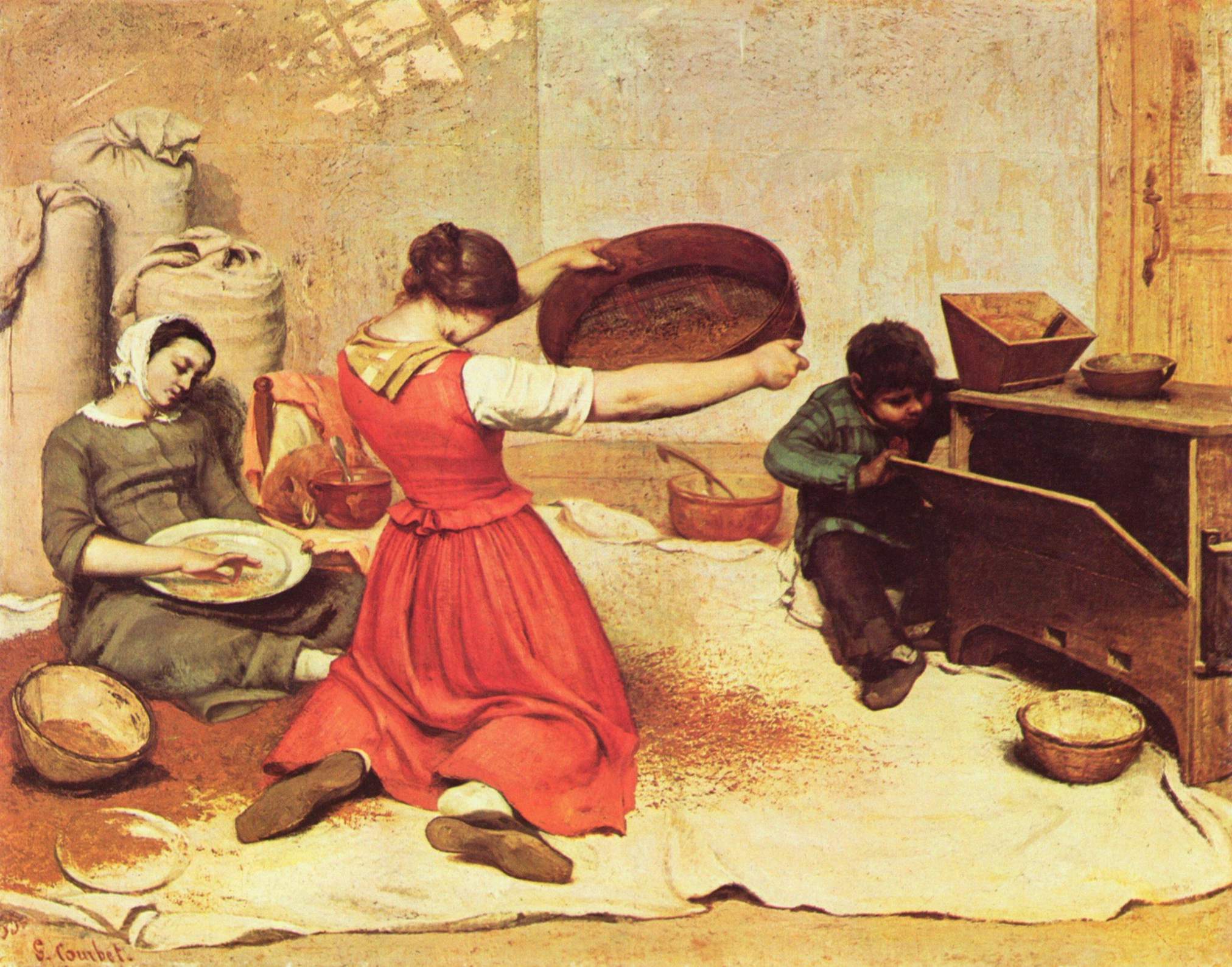 Gustave Courbet, Classic art Wallpaper