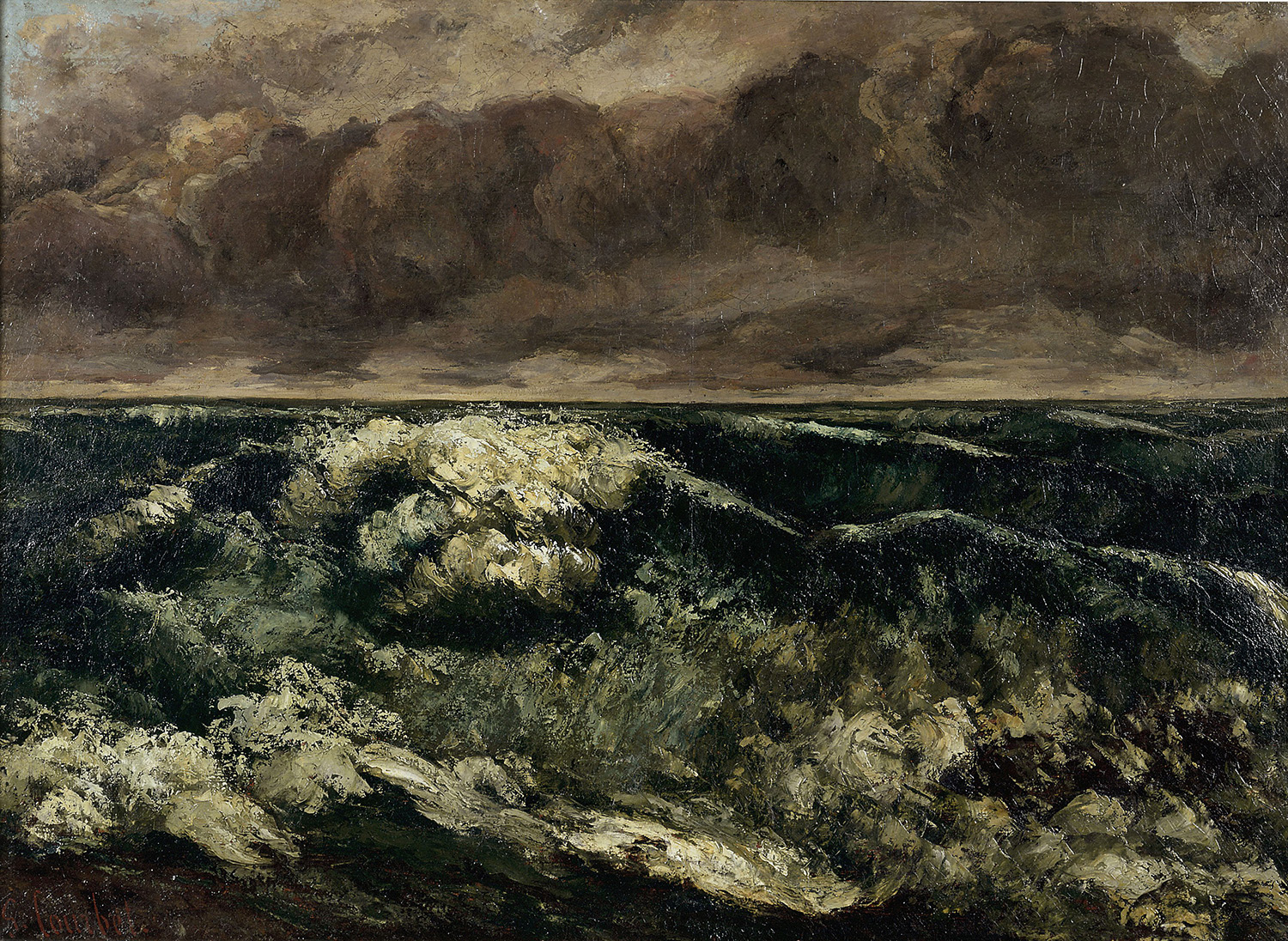 Gustave Courbet, Classic art, Oil painting Wallpaper