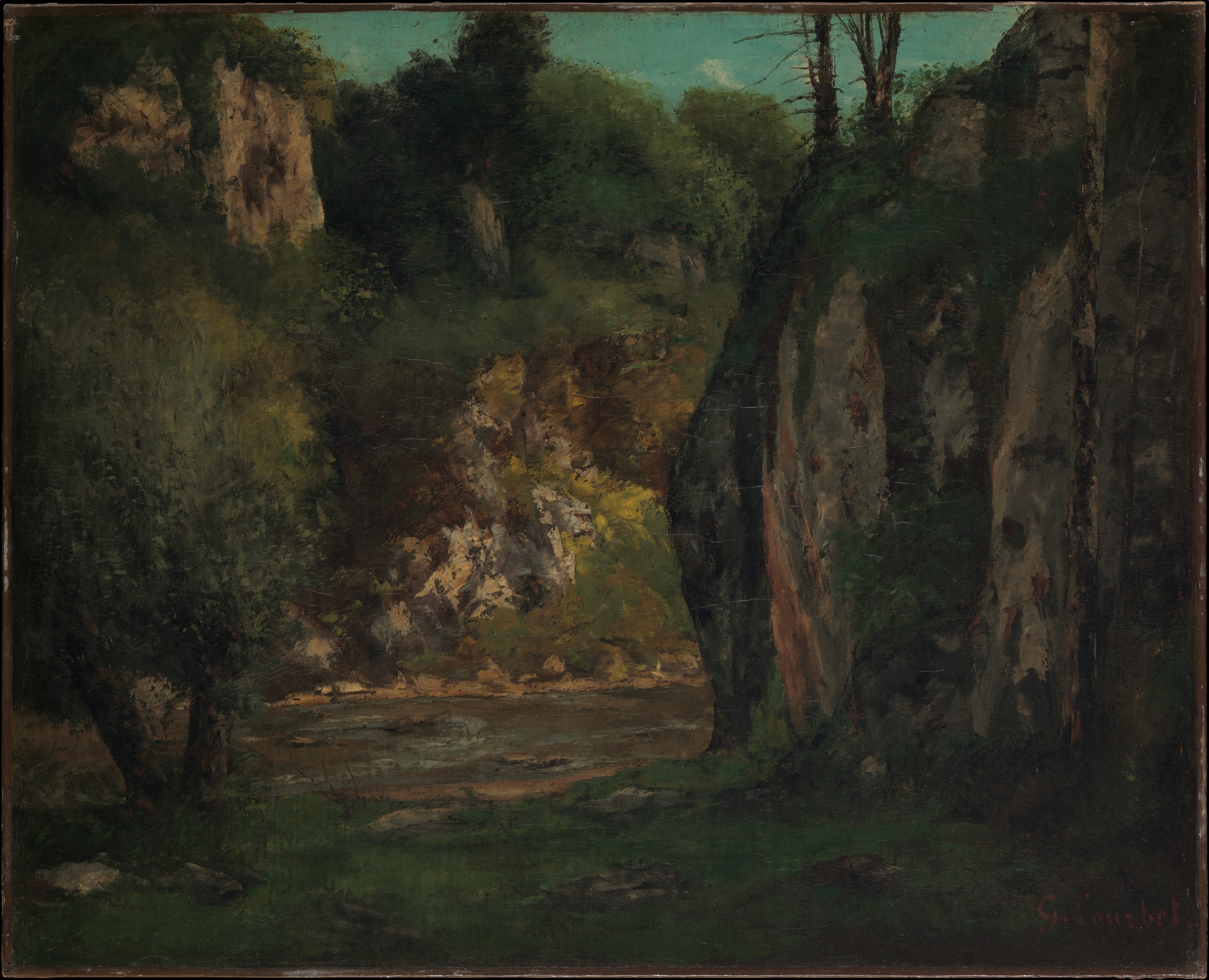Gustave Courbet, Classic art, Oil painting Wallpaper