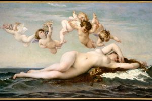nude, Alexandre Cabanel, Classic art, The Birth of Venus, Oil painting