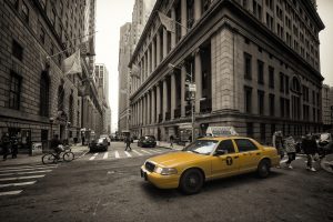 taxi, New York City, Traffic, Vehicle, Selective coloring, Cityscape, Car