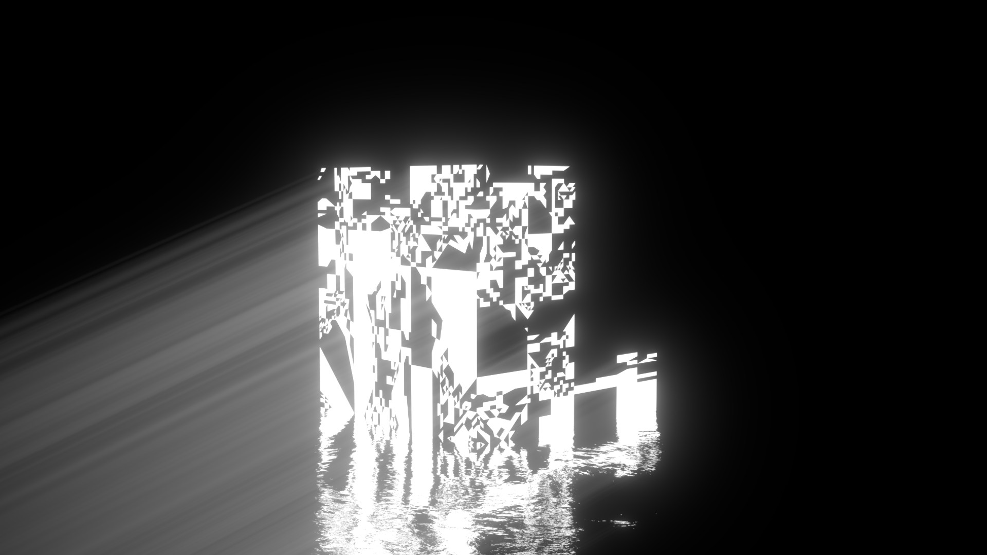 Blender, Cube, Render, CGI, Lights Wallpaper