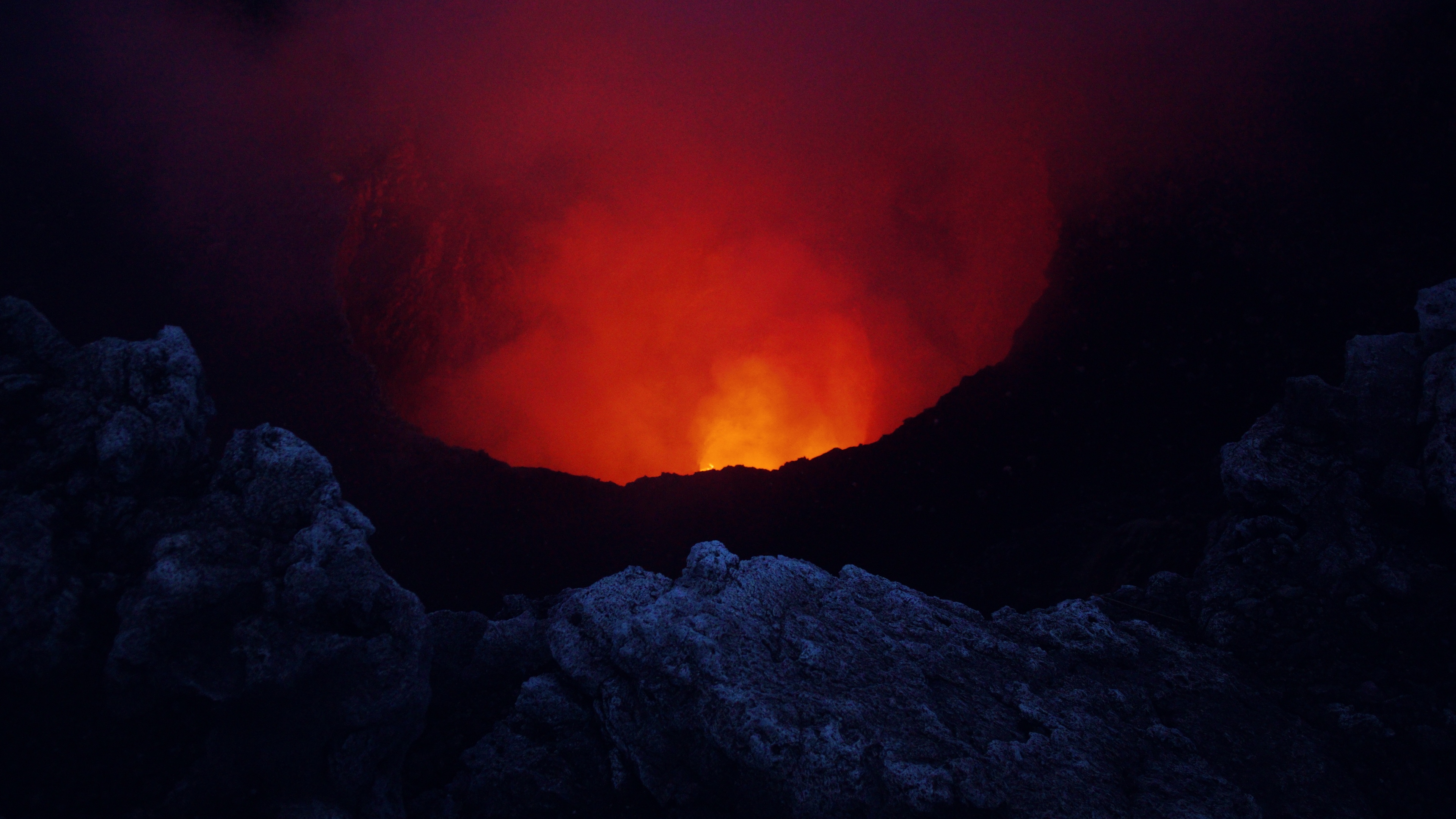 nature, Landscape, Volcano, Lava, Rock, Nicaragua, Smoke, Crater, Photography, Volcanic eruption, Eruption Wallpaper