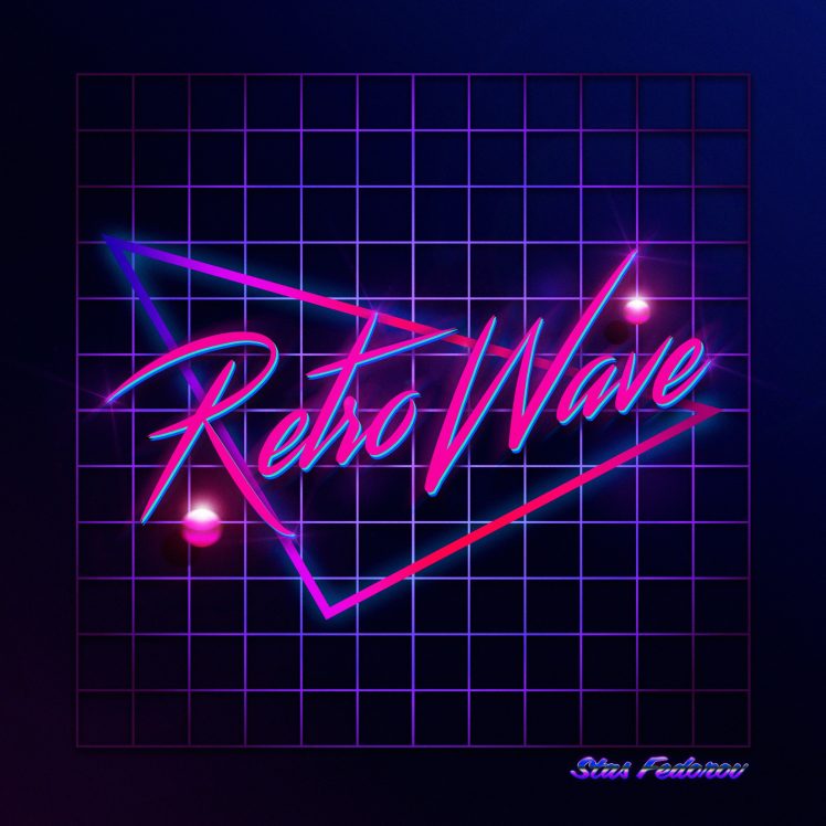New Retro Wave, Synthwave, Neon, 1980s, Typography, Photoshop HD Wallpaper Desktop Background