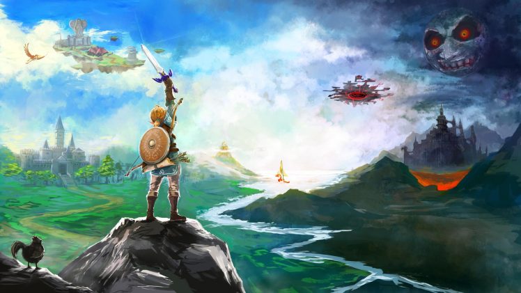Link, The Legend of Zelda, Master Sword, Video games HD Wallpaper Desktop Background