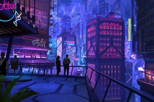 digital art, Cityscape, Cyberpunk