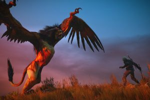 Geralt of Rivia, The Witcher 3: Wild Hunt, Griffins
