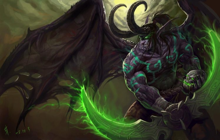 Illidan Stormrage, Video games, Warcraft, World of Warcraft HD Wallpaper Desktop Background