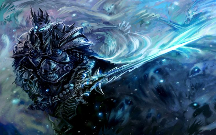 Arthas, Lich King, Arthas Menethil, World of Warcraft: Wrath of the Lich King, World of Warcraft, Warcraft, Video games HD Wallpaper Desktop Background