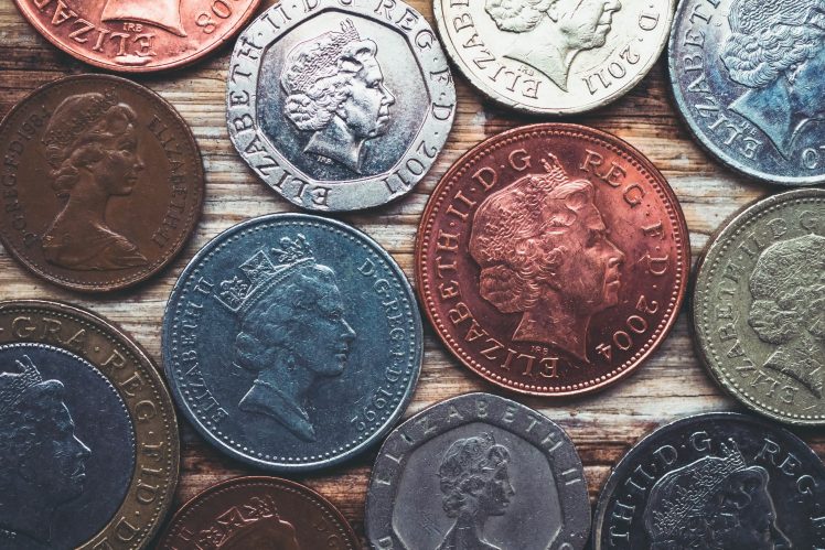 Queen Elzabeth II, Metal, Money, Coins, British Pound HD Wallpaper Desktop Background