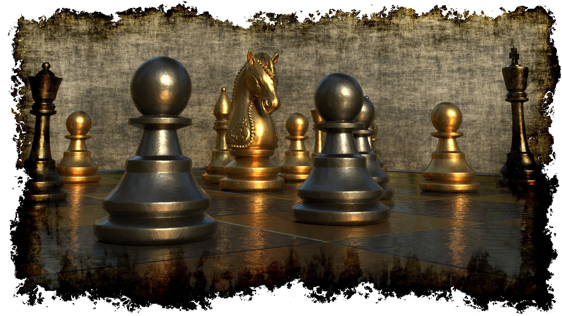 chess, Board games, Digital art, Pawns Wallpapers HD