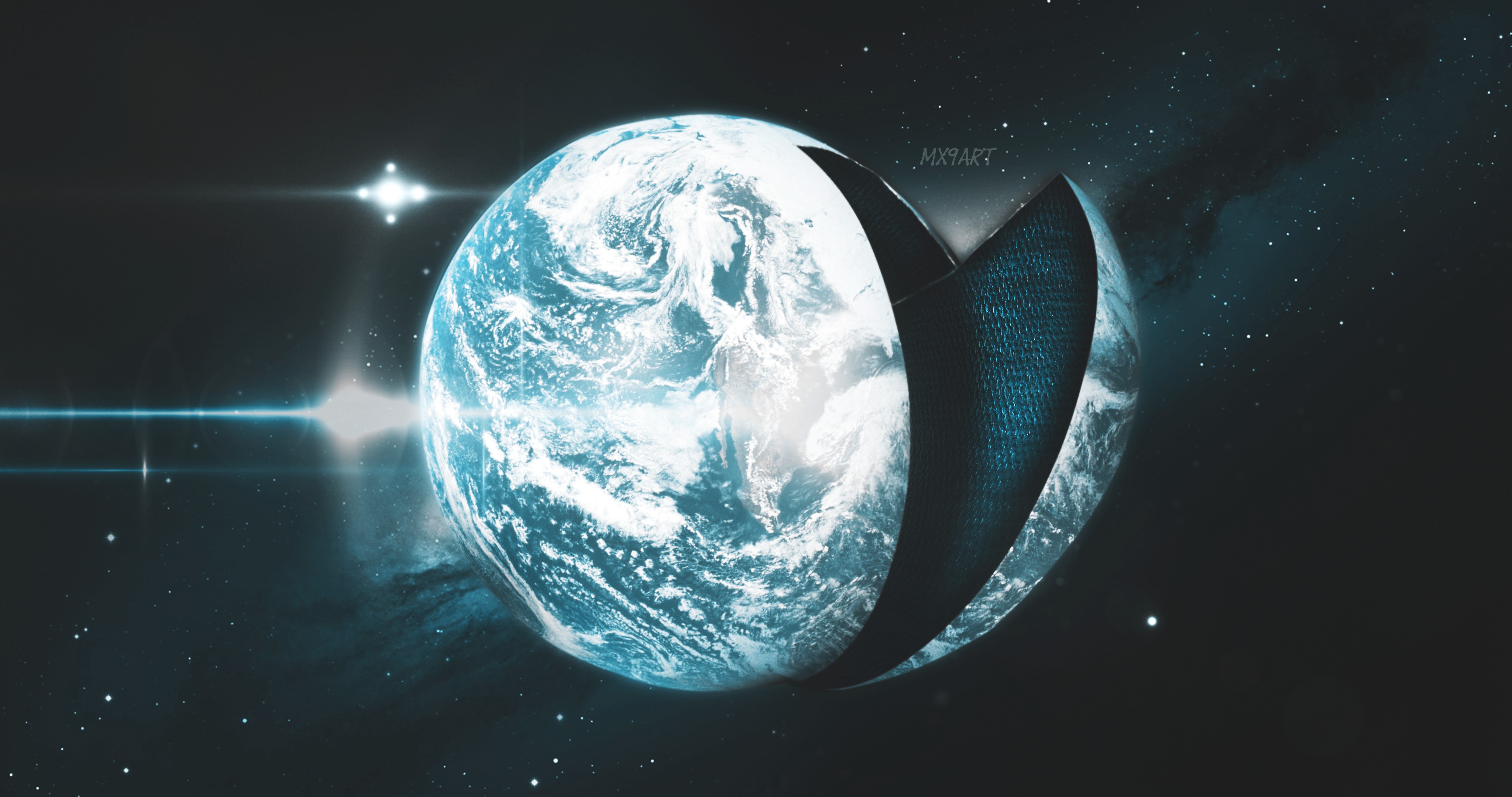 Earth, Photo manipulation, Photoshop, Space, Dark ...