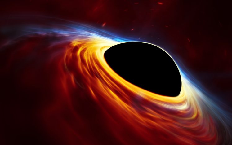 black holes, Space art, Space, Digital art HD Wallpaper Desktop Background