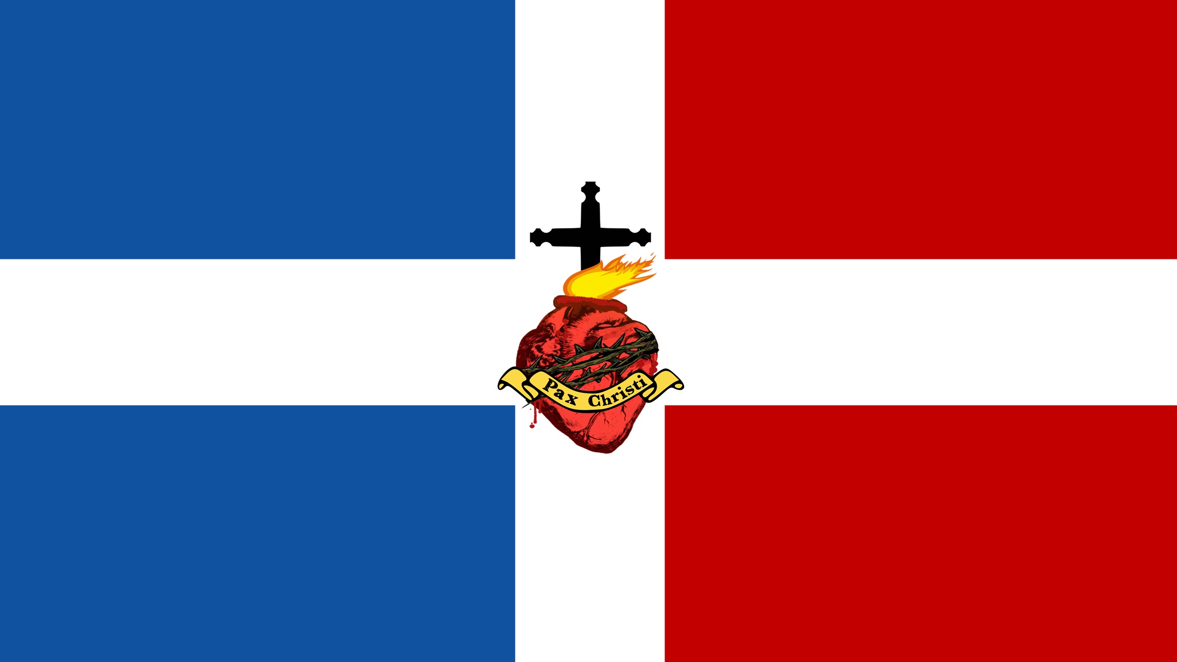 heart, Flag, Jesus Christ, France Wallpaper