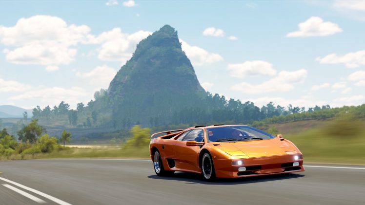 forza horizon 3, Car, 2K, Lamborghini Diablo Sv HD Wallpaper Desktop Background