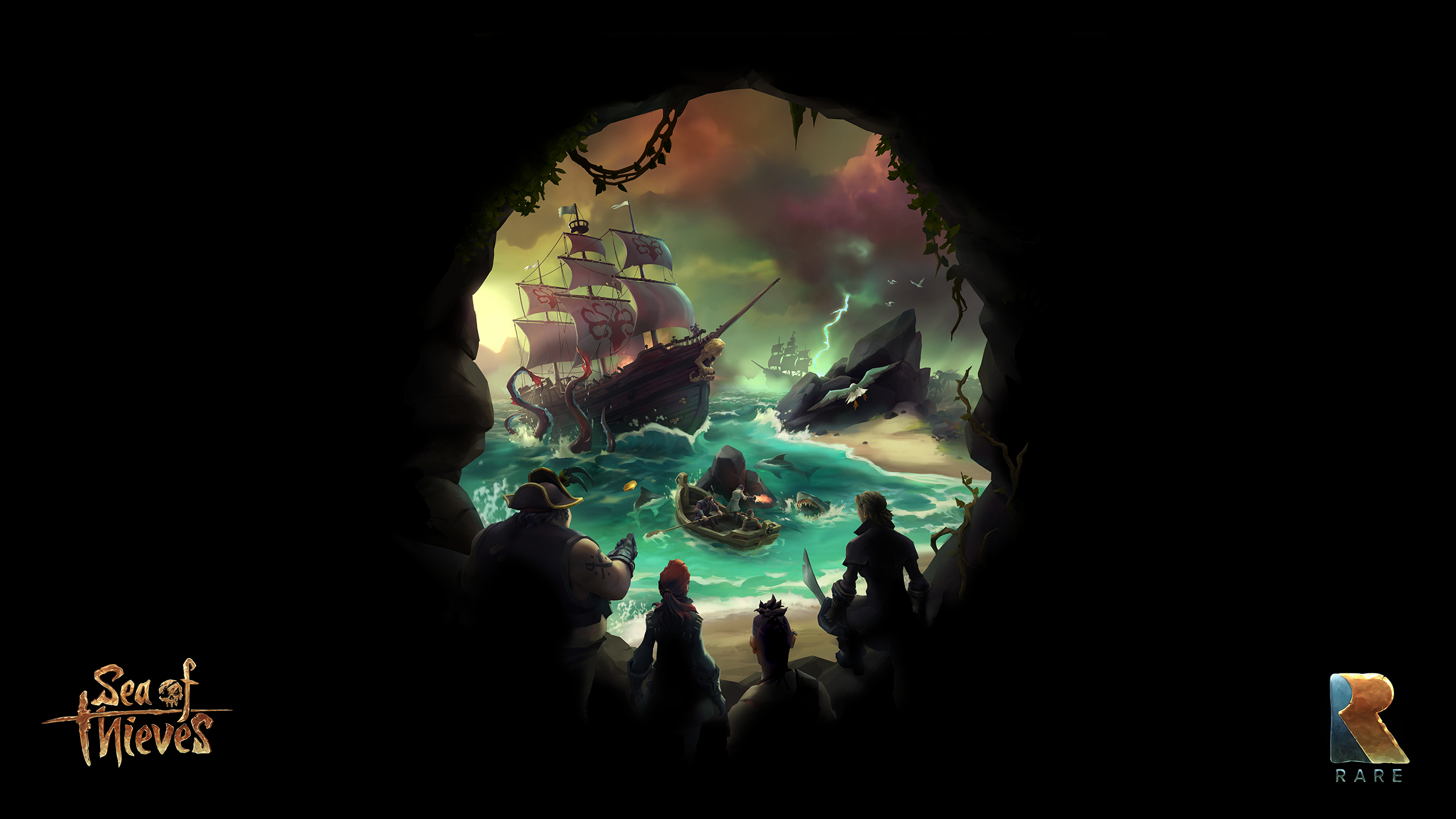pirates, Video games, Sea of Thieves, Ship Wallpaper