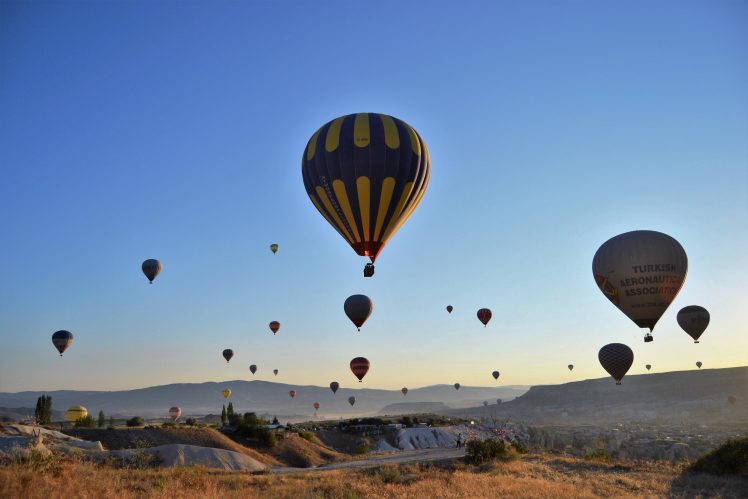 Cappadocia Turkey Hot Air Balloons Wallpapers Hd Desktop