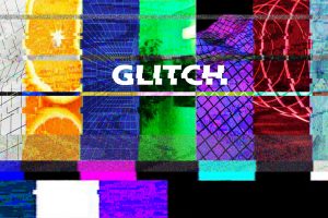 glitch art, Colorful, Vaporwave