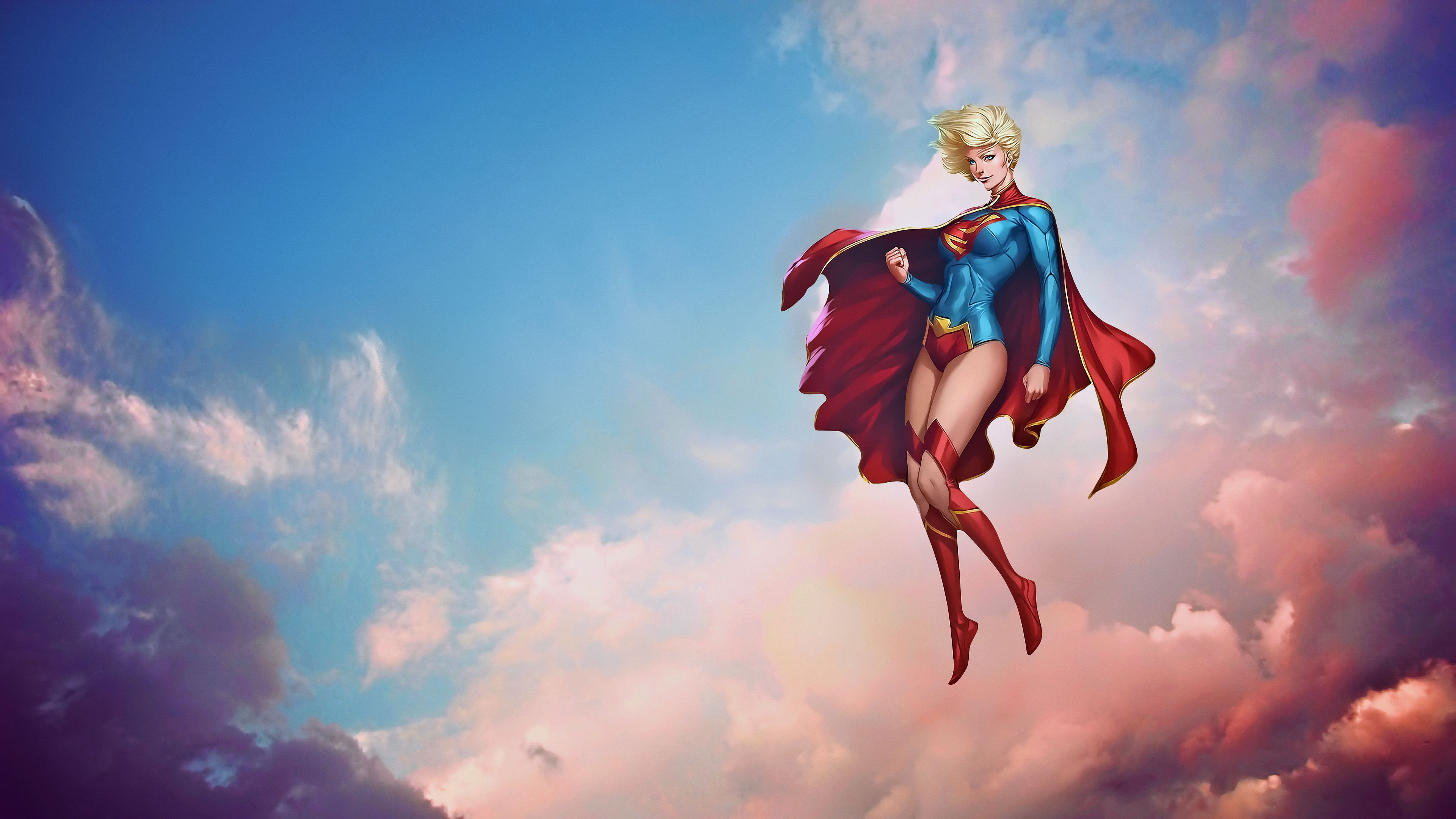 Supergirl, Stanley Lau, Superman, Superhero, Superheroines, Artwork, DC Comics Wallpaper