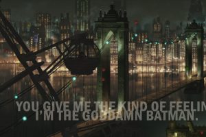 Deadshot, Quote, Text, Cityscape, Batman