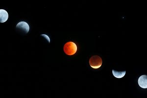 lunar eclipses, Space, 500px